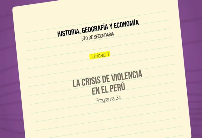 Capítulo N° 34 - La Crisis de Violencia en el Perú